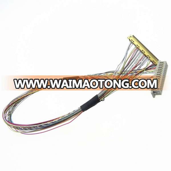 CC02 UL20276 hrs lvds extension twisted led 40 pin to lcd 30 pin converter cable for crt monitor